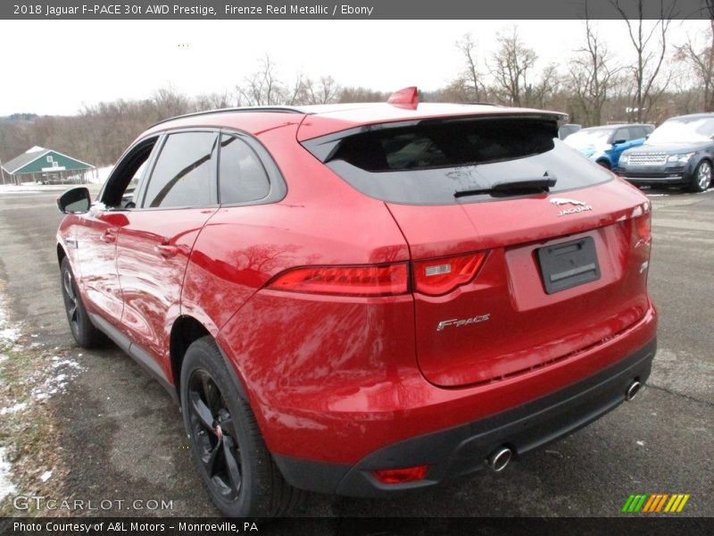 Firenze Red Metallic / Ebony 2018 Jaguar F-PACE 30t AWD Prestige