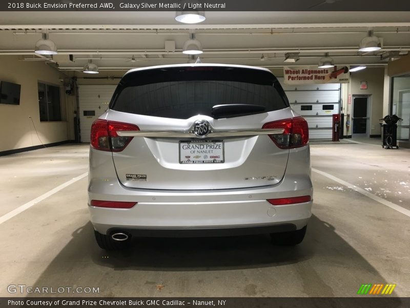 Galaxy Silver Metallic / Light Neutral 2018 Buick Envision Preferred AWD