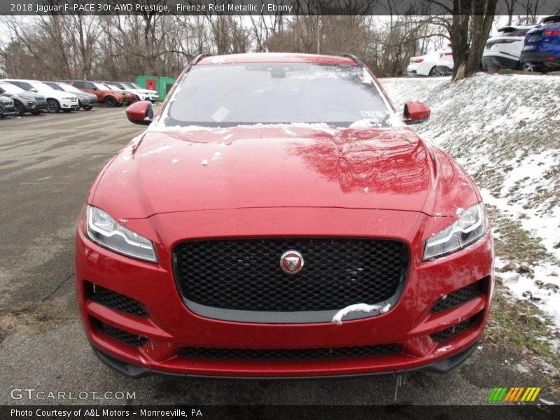 Firenze Red Metallic / Ebony 2018 Jaguar F-PACE 30t AWD Prestige