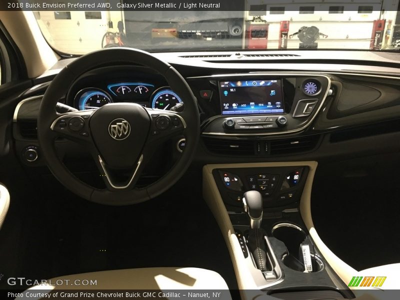 Galaxy Silver Metallic / Light Neutral 2018 Buick Envision Preferred AWD