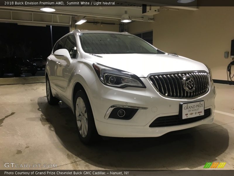 Summit White / Light Neutral 2018 Buick Envision Premium AWD
