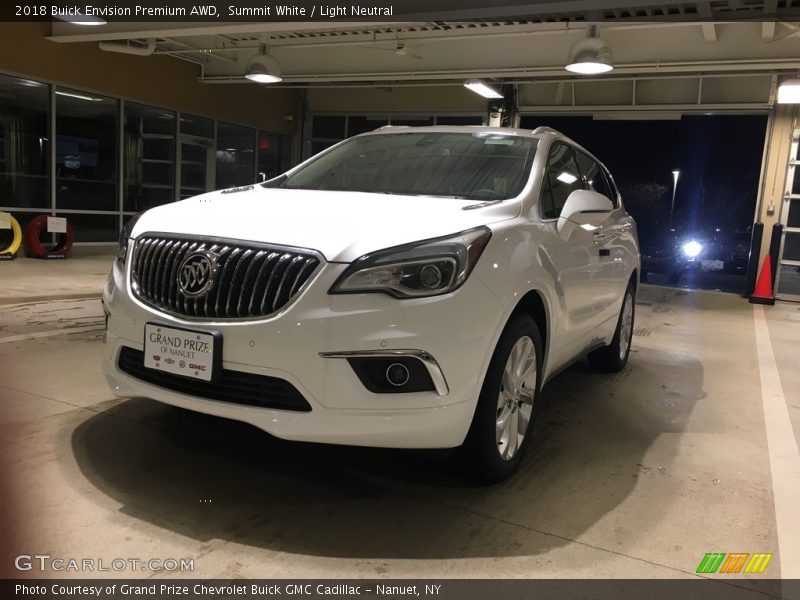 Summit White / Light Neutral 2018 Buick Envision Premium AWD