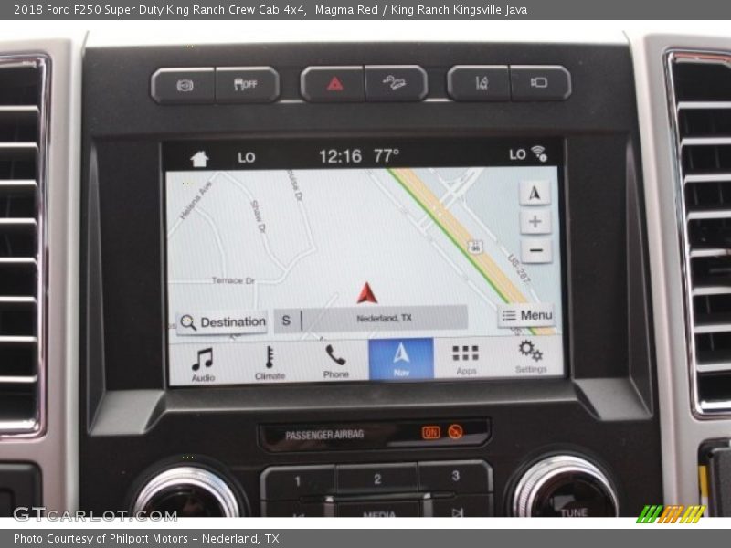 Magma Red / King Ranch Kingsville Java 2018 Ford F250 Super Duty King Ranch Crew Cab 4x4