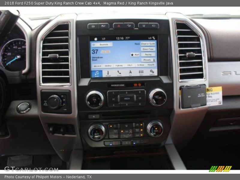 Magma Red / King Ranch Kingsville Java 2018 Ford F250 Super Duty King Ranch Crew Cab 4x4