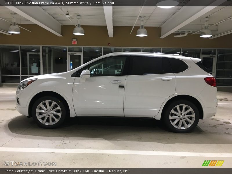 Summit White / Light Neutral 2018 Buick Envision Premium AWD