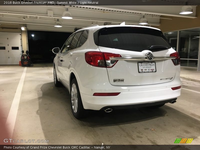 Summit White / Light Neutral 2018 Buick Envision Premium AWD