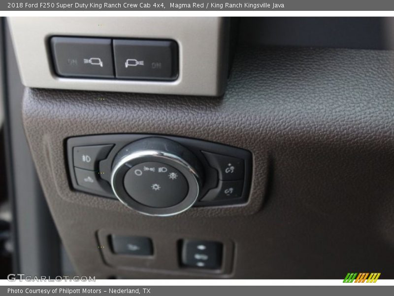 Magma Red / King Ranch Kingsville Java 2018 Ford F250 Super Duty King Ranch Crew Cab 4x4