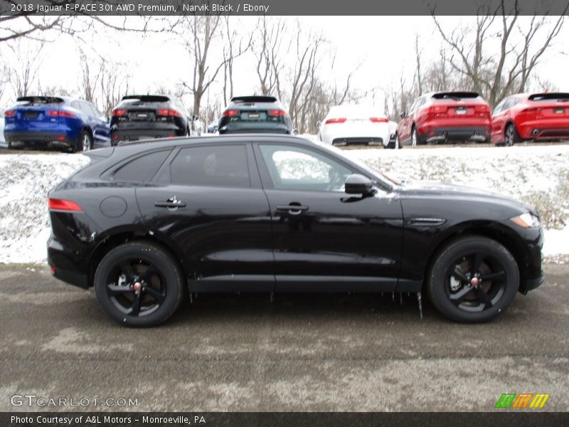 Narvik Black / Ebony 2018 Jaguar F-PACE 30t AWD Premium