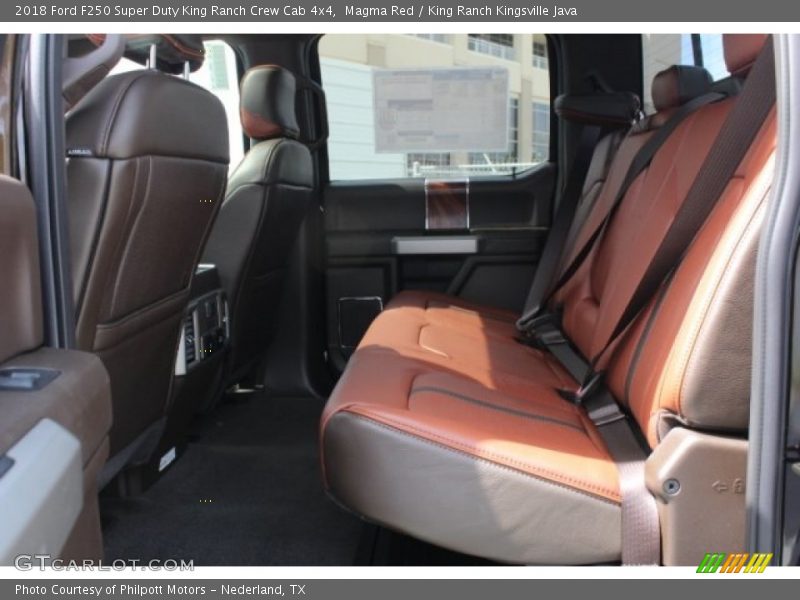 Magma Red / King Ranch Kingsville Java 2018 Ford F250 Super Duty King Ranch Crew Cab 4x4