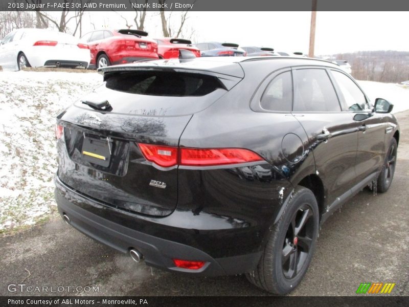 Narvik Black / Ebony 2018 Jaguar F-PACE 30t AWD Premium