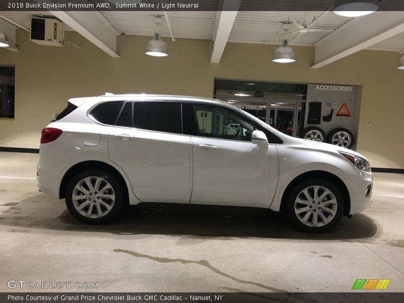 Summit White / Light Neutral 2018 Buick Envision Premium AWD