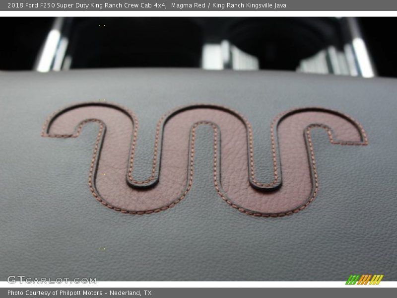 Magma Red / King Ranch Kingsville Java 2018 Ford F250 Super Duty King Ranch Crew Cab 4x4