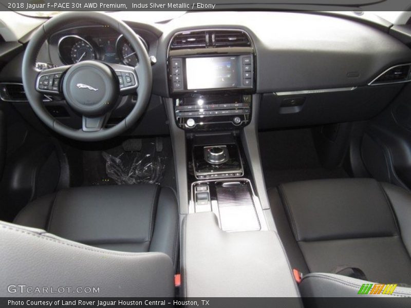 Indus Silver Metallic / Ebony 2018 Jaguar F-PACE 30t AWD Premium