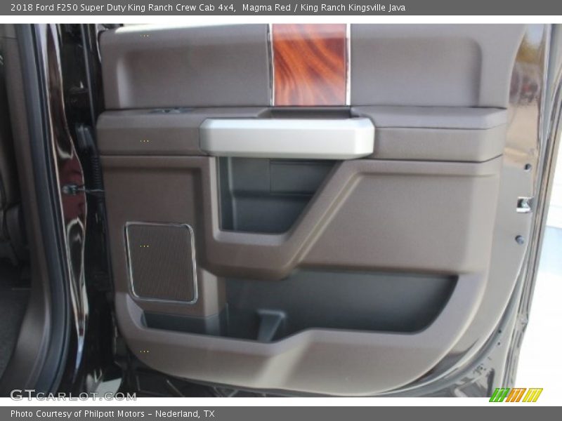 Magma Red / King Ranch Kingsville Java 2018 Ford F250 Super Duty King Ranch Crew Cab 4x4
