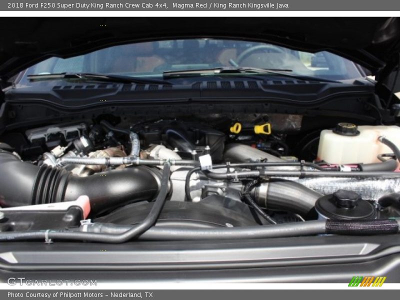 Magma Red / King Ranch Kingsville Java 2018 Ford F250 Super Duty King Ranch Crew Cab 4x4