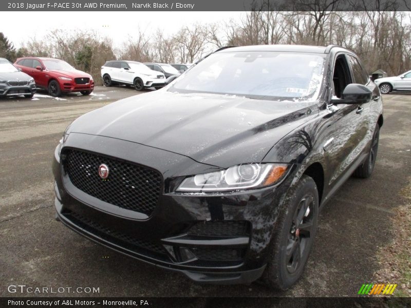 Narvik Black / Ebony 2018 Jaguar F-PACE 30t AWD Premium