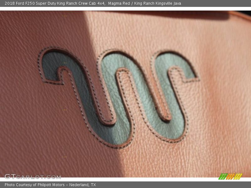 Magma Red / King Ranch Kingsville Java 2018 Ford F250 Super Duty King Ranch Crew Cab 4x4