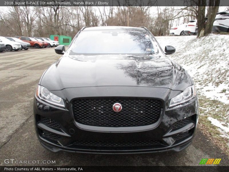 Narvik Black / Ebony 2018 Jaguar F-PACE 30t AWD Premium