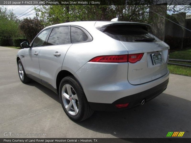 Indus Silver Metallic / Ebony 2018 Jaguar F-PACE 30t AWD Premium