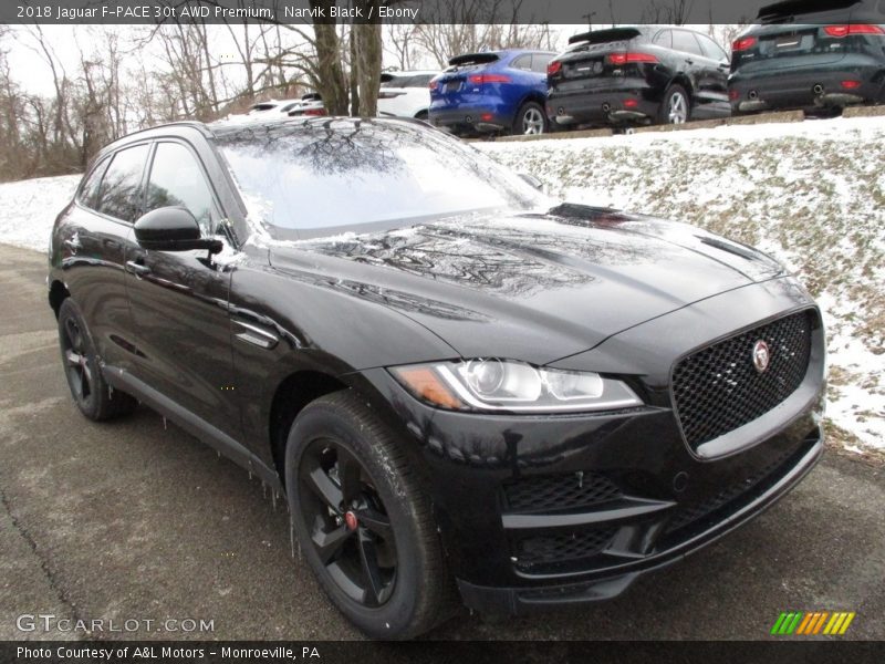Narvik Black / Ebony 2018 Jaguar F-PACE 30t AWD Premium
