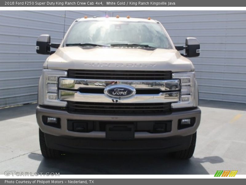 White Gold / King Ranch Kingsville Java 2018 Ford F250 Super Duty King Ranch Crew Cab 4x4