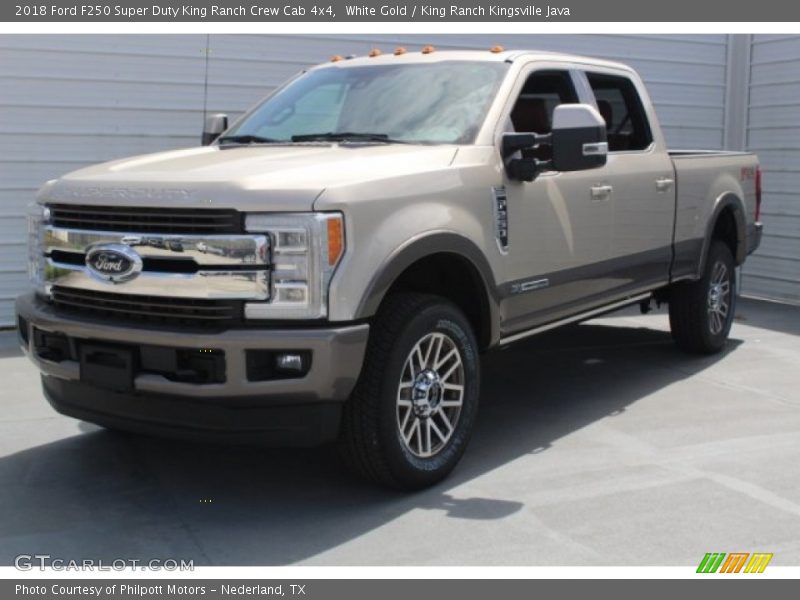 White Gold / King Ranch Kingsville Java 2018 Ford F250 Super Duty King Ranch Crew Cab 4x4