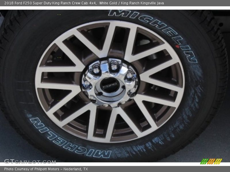 White Gold / King Ranch Kingsville Java 2018 Ford F250 Super Duty King Ranch Crew Cab 4x4