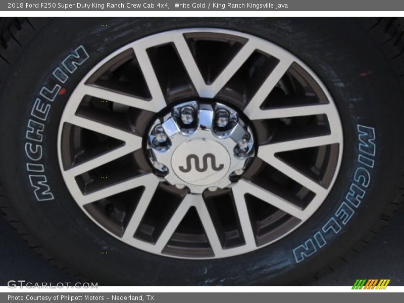 White Gold / King Ranch Kingsville Java 2018 Ford F250 Super Duty King Ranch Crew Cab 4x4