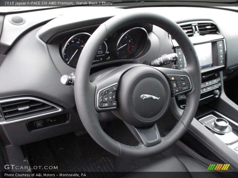 Narvik Black / Ebony 2018 Jaguar F-PACE 30t AWD Premium