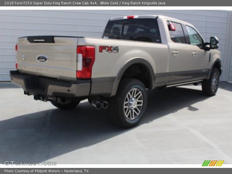 White Gold / King Ranch Kingsville Java 2018 Ford F250 Super Duty King Ranch Crew Cab 4x4