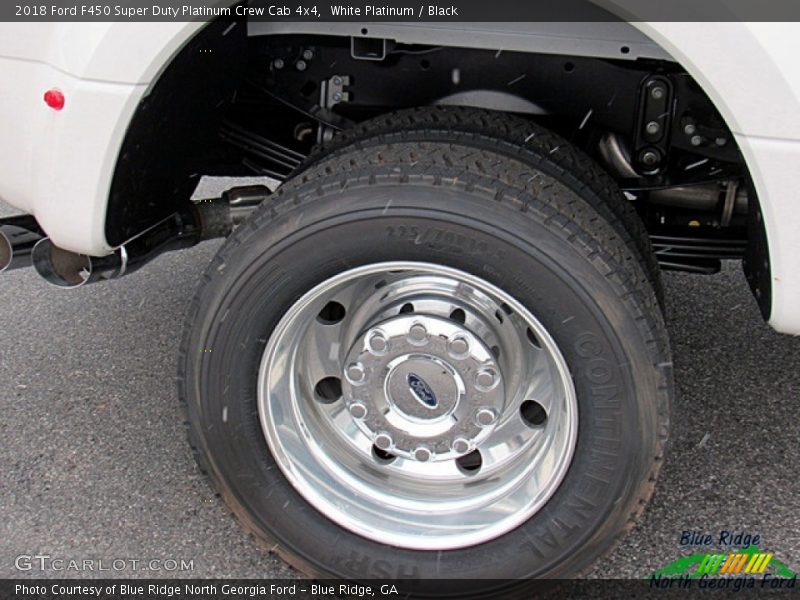 White Platinum / Black 2018 Ford F450 Super Duty Platinum Crew Cab 4x4