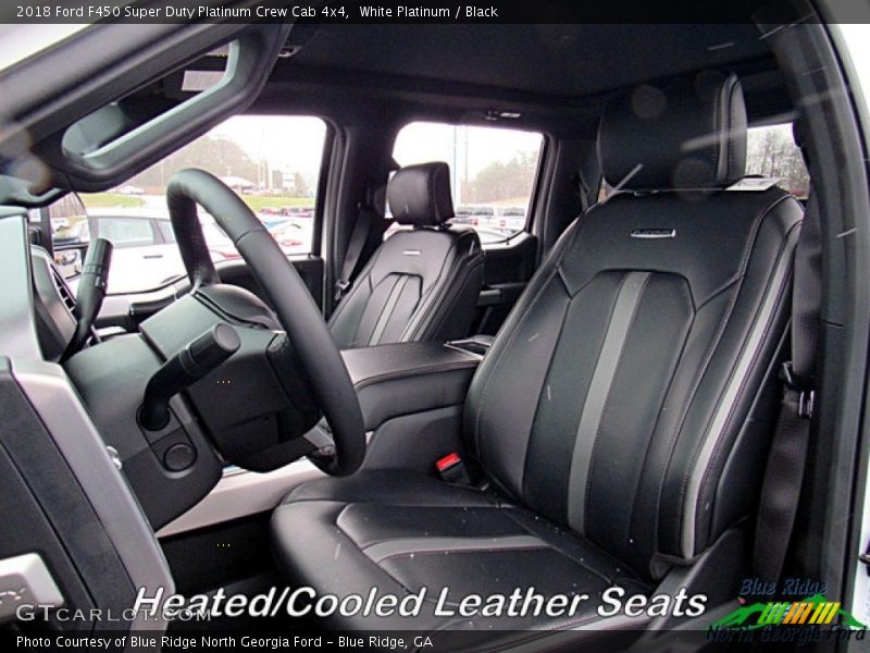 White Platinum / Black 2018 Ford F450 Super Duty Platinum Crew Cab 4x4