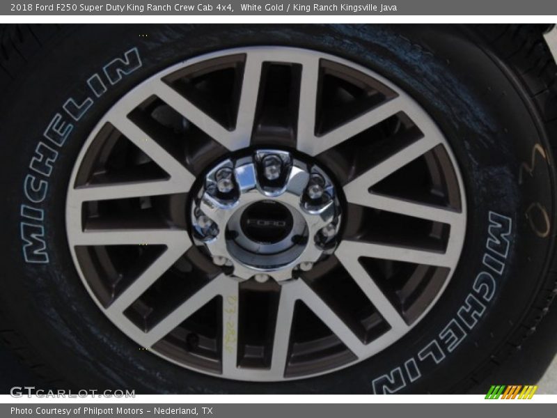 White Gold / King Ranch Kingsville Java 2018 Ford F250 Super Duty King Ranch Crew Cab 4x4