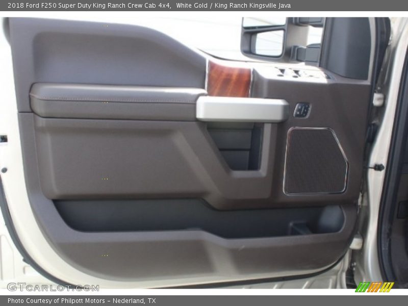White Gold / King Ranch Kingsville Java 2018 Ford F250 Super Duty King Ranch Crew Cab 4x4