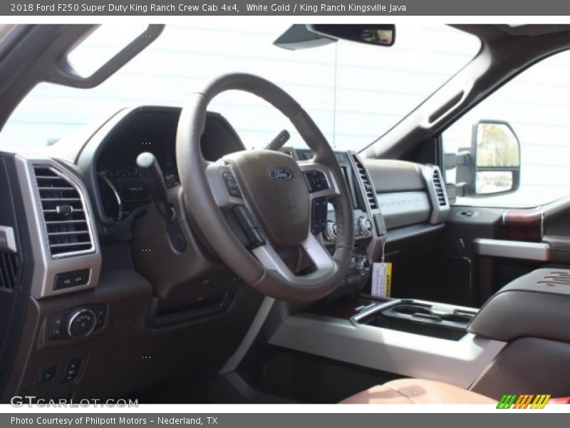 White Gold / King Ranch Kingsville Java 2018 Ford F250 Super Duty King Ranch Crew Cab 4x4