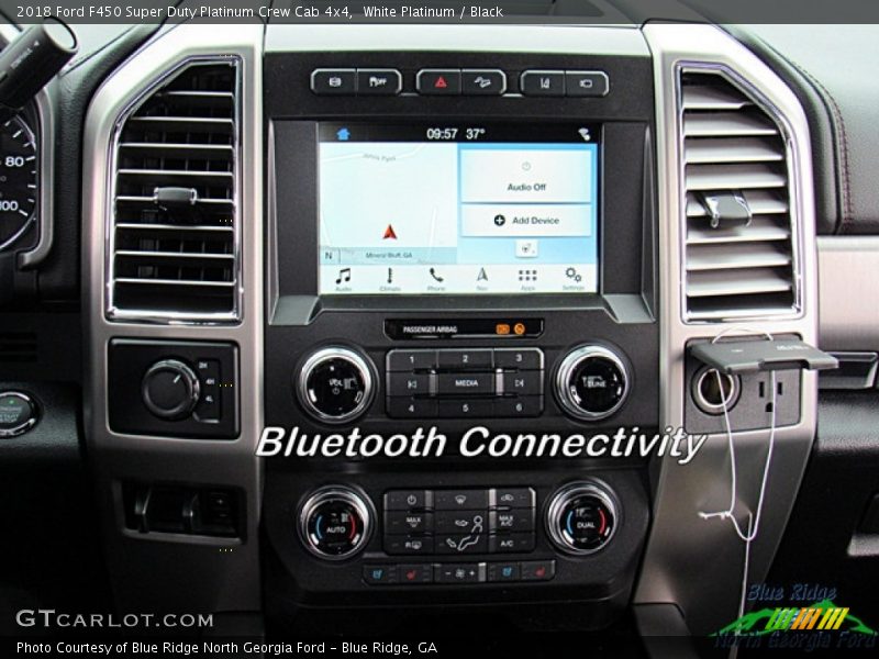 White Platinum / Black 2018 Ford F450 Super Duty Platinum Crew Cab 4x4