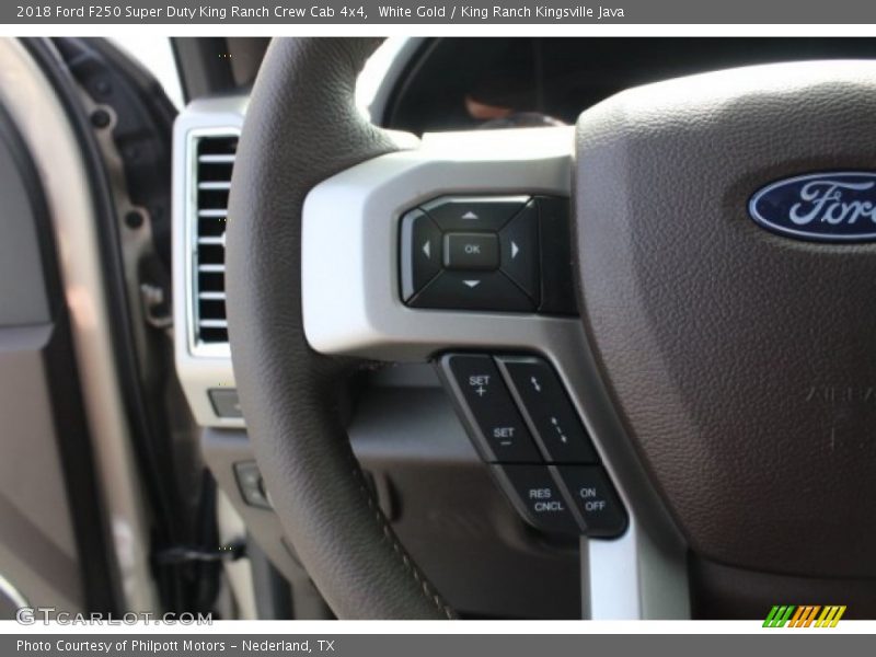 White Gold / King Ranch Kingsville Java 2018 Ford F250 Super Duty King Ranch Crew Cab 4x4