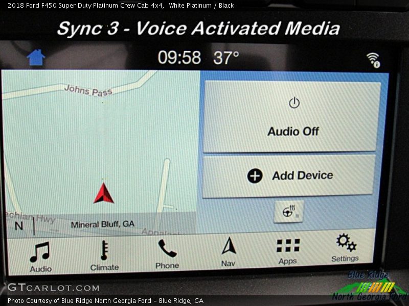 White Platinum / Black 2018 Ford F450 Super Duty Platinum Crew Cab 4x4