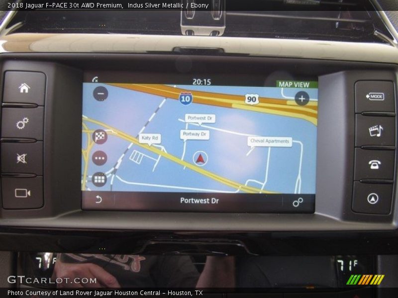 Indus Silver Metallic / Ebony 2018 Jaguar F-PACE 30t AWD Premium
