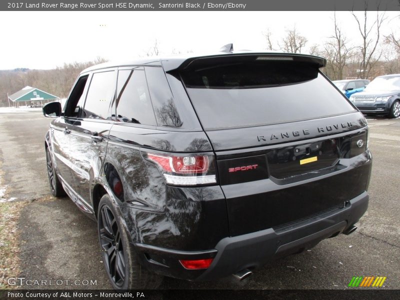 Santorini Black / Ebony/Ebony 2017 Land Rover Range Rover Sport HSE Dynamic