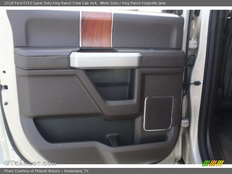White Gold / King Ranch Kingsville Java 2018 Ford F250 Super Duty King Ranch Crew Cab 4x4