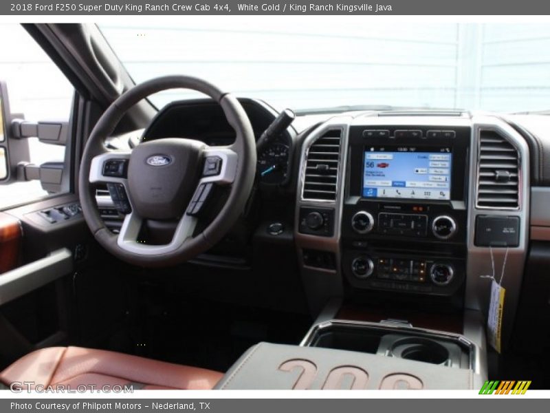 White Gold / King Ranch Kingsville Java 2018 Ford F250 Super Duty King Ranch Crew Cab 4x4
