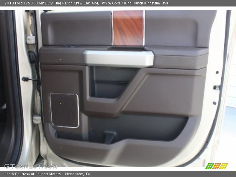 White Gold / King Ranch Kingsville Java 2018 Ford F250 Super Duty King Ranch Crew Cab 4x4