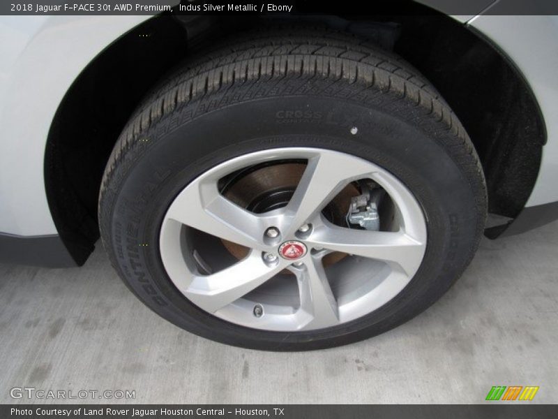 Indus Silver Metallic / Ebony 2018 Jaguar F-PACE 30t AWD Premium