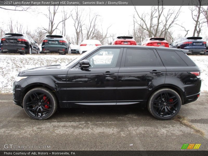Santorini Black / Ebony/Ebony 2017 Land Rover Range Rover Sport HSE Dynamic