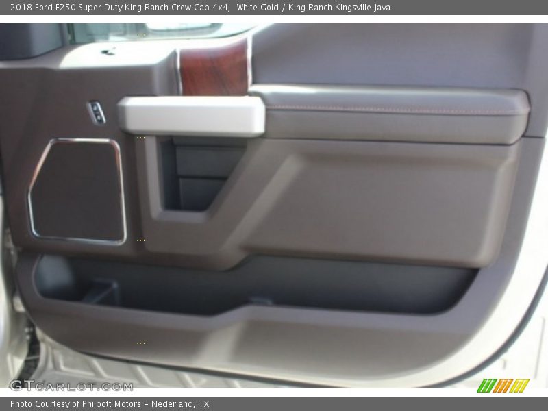 White Gold / King Ranch Kingsville Java 2018 Ford F250 Super Duty King Ranch Crew Cab 4x4