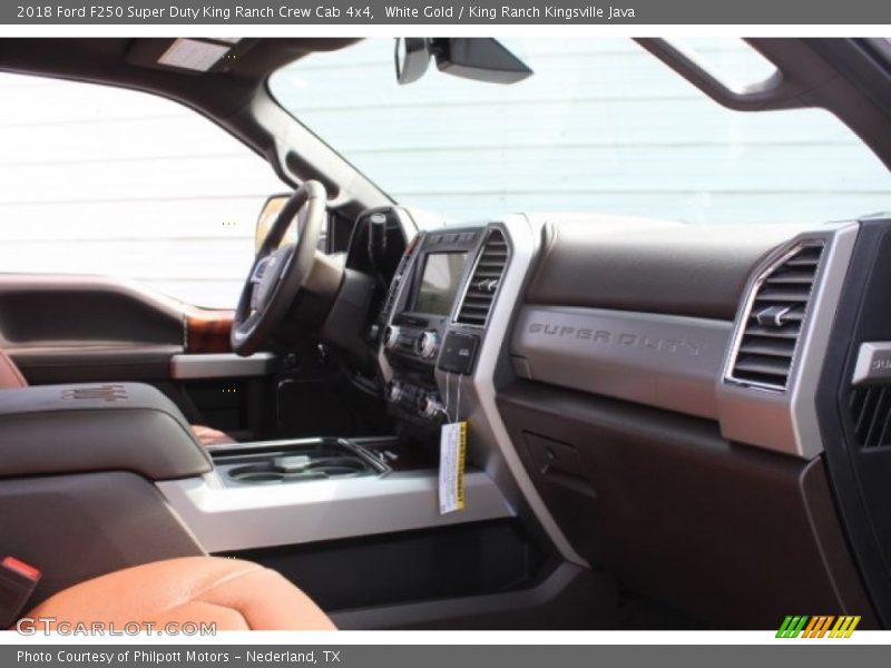 White Gold / King Ranch Kingsville Java 2018 Ford F250 Super Duty King Ranch Crew Cab 4x4