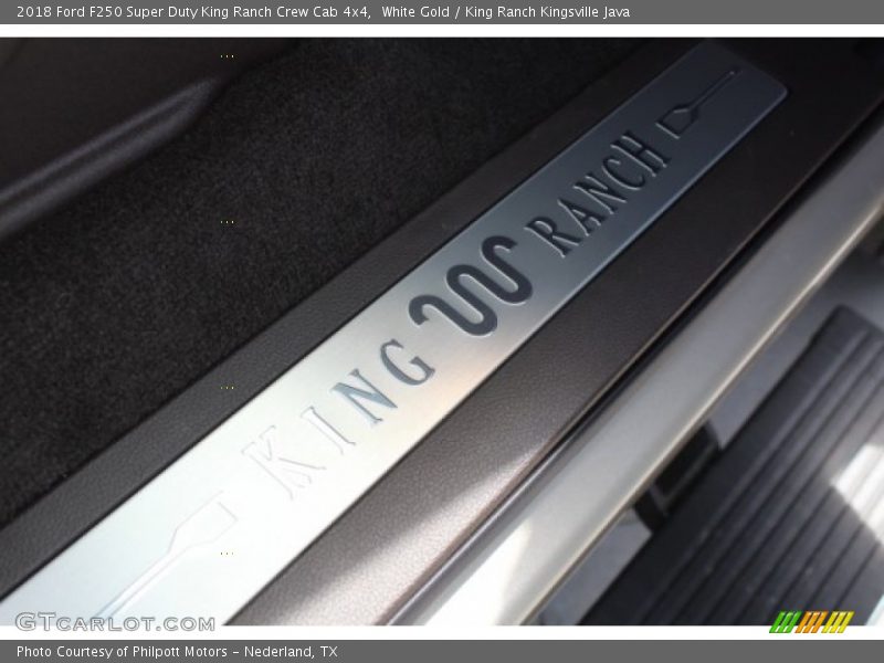 White Gold / King Ranch Kingsville Java 2018 Ford F250 Super Duty King Ranch Crew Cab 4x4