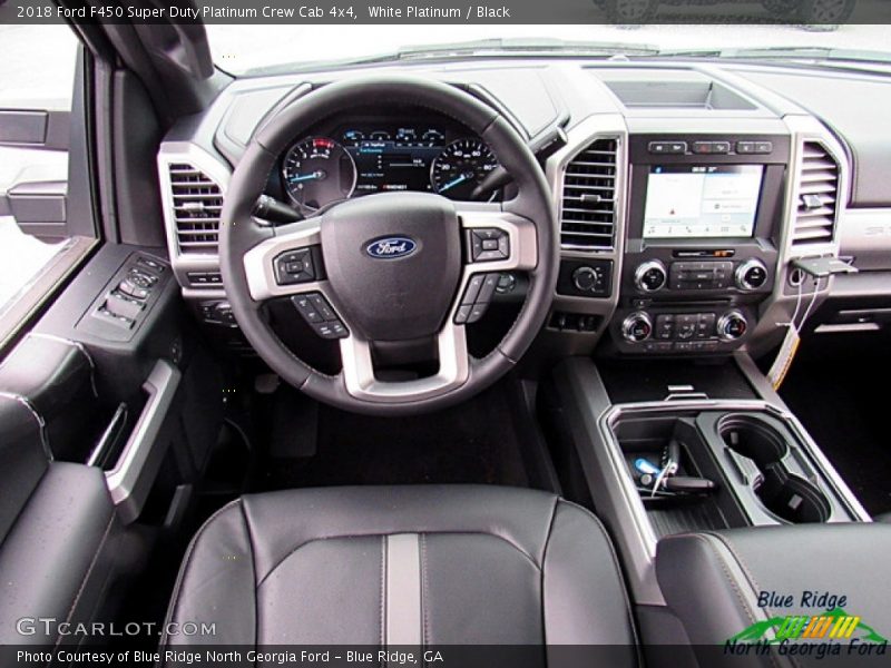White Platinum / Black 2018 Ford F450 Super Duty Platinum Crew Cab 4x4