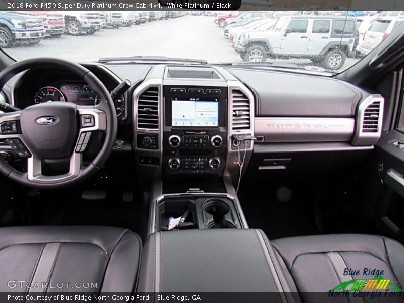 White Platinum / Black 2018 Ford F450 Super Duty Platinum Crew Cab 4x4